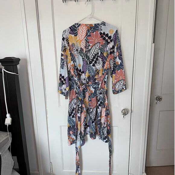 New Vera Bradley Palm Floral Knit Robe S/M - Picture 5 of 7